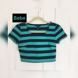 Forever 21 Striped Crop Top